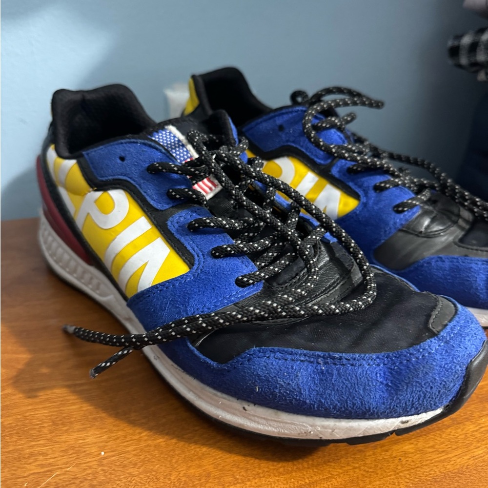 Polo by Ralph Lauren Blue and Yellow Sneakers